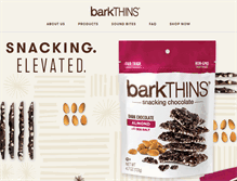 Tablet Screenshot of barkthins.com